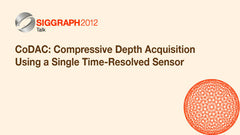CoDAC: Compressive Depth Acquisition Using a Single Time-Resolved Sensor