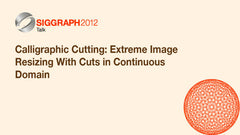 Calligraphic Cutting: Extreme Image Resizing With Cuts in Continuous Domain