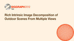 Rich Intrinsic Image Decomposition of Outdoor Scenes From Multiple Views