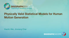 Physically Valid Statistical Models for Human Motion Generation