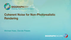 Coherent Noise for Non-Photorealistic Rendering
