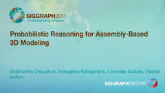 Probabilistic Reasoning for Assembly-Based 3D Modeling