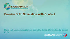 Eulerian Solid Simulation With Contact