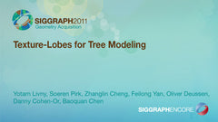 Texture-Lobes for Tree Modeling