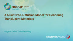 A Quantized-Diffusion Model for Rendering Translucent Materials