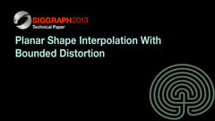 Planar Shape Interpolation With Bounded Distortion