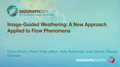 Image-Guided Weathering: A New Approach Applied to Flow Phenomena