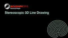 Stereoscopic 3D Line Drawing