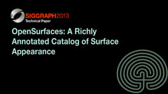 OpenSurfaces: A Richly Annotated Catalog of Surface Appearance