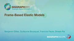 Frame-Based Elastic Models