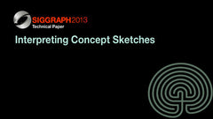 Interpreting Concept Sketches