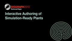 Interactive Authoring of Simulation-Ready Plants
