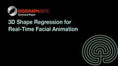 3D Shape Regression for Real-Time Facial Animation