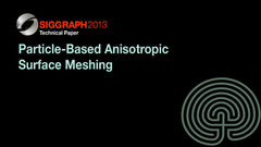 Particle-Based Anisotropic Surface Meshing