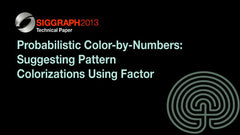 Probabilistic Color-by-Numbers: Suggesting Pattern Colorizations Using Factor Graphs