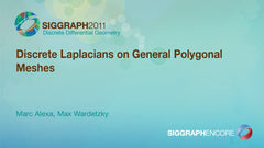 Discrete Laplacians on General Polygonal Meshes