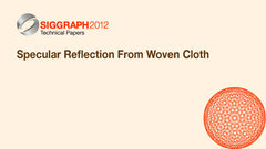 Specular Reflection From Woven Cloth