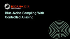 Blue-Noise Sampling With Controlled Aliasing