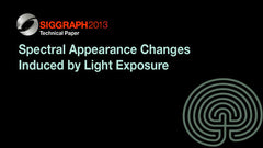 Spectral Appearance Changes Induced by Light Exposure