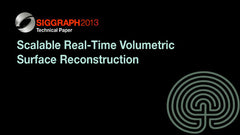 Scalable Real-Time Volumetric Surface Reconstruction