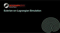 Eulerian-on-Lagrangian Simulation