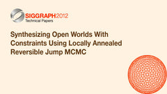 Synthesizing Open Worlds With Constraints Using Locally Annealed Reversible Jump MCMC