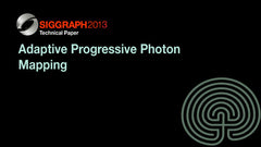 Adaptive Progressive Photon Mapping