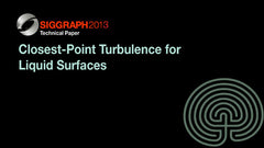 Closest-Point Turbulence for Liquid Surfaces