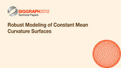 Robust Modeling of Constant Mean Curvature Surfaces
