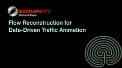 Flow Reconstruction for Data-Driven Traffic Animation
