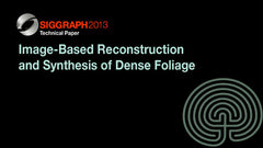 Image-Based Reconstruction and Synthesis of Dense Foliage