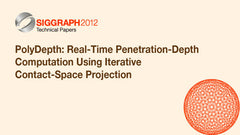 PolyDepth: Real-Time Penetration-Depth Computation Using Iterative Contact-Space Projection