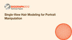 Single-View Hair Modeling for Portrait Manipulation