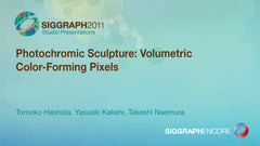 Photochromic Sculpture: Volumetric Color-Forming Pixels