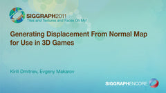 Generating Displacement From Normal Map for Use in 3D Games