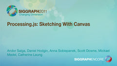 Processing.js: Sketching With Canvas