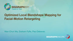 Optimized Local Blendshape Mapping for Facial-Motion Retargeting