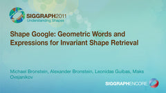 Shape Google: Geometric Words and Expressions for Invariant Shape Retrieval