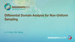 Differential Domain Analysis for Non-Uniform Sampling