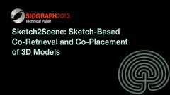 Sketch2Scene: Sketch-Based Co-Retrieval and Co-Placement of 3D Models
