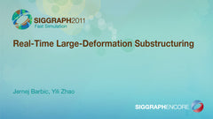 Real-Time Large-Deformation Substructuring