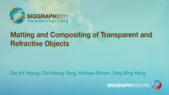 Matting and Compositing of Transparent and Refractive Objects