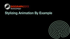 Stylizing Animation By Example