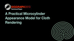 A Practical Microcylinder Appearance Model for Cloth Rendering