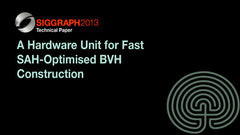 A Hardware Unit for Fast SAH-Optimised BVH Construction