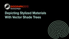 Depicting Stylized Materials With Vector Shade Trees