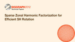 Sparse Zonal Harmonic Factorization for Efficient SH Rotation