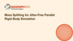 Mass Splitting for Jitter-Free Parallel Rigid-Body Simulation