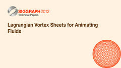 Lagrangian Vortex Sheets for Animating Fluids