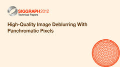 High-Quality Image Deblurring With Panchromatic Pixels